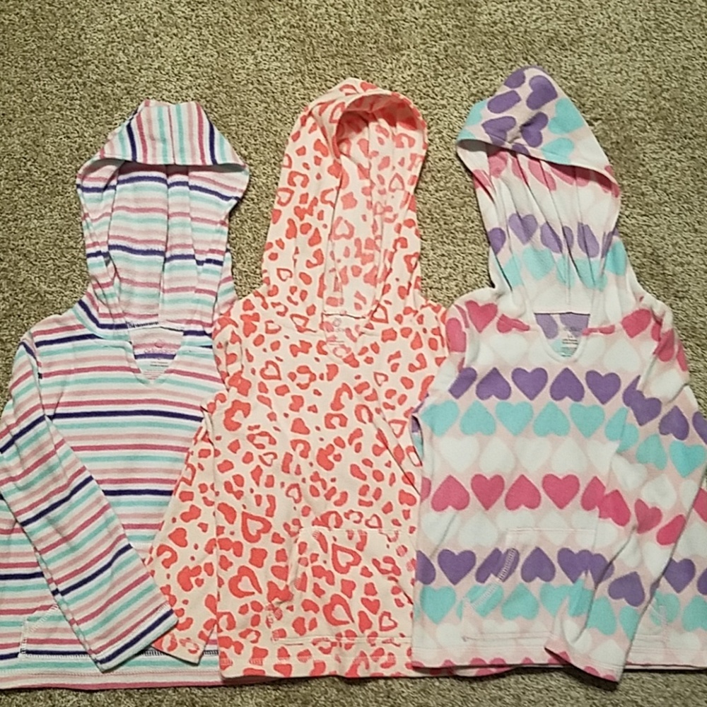 🛑SOLD🛑Girls 4T hooded fleece Sweater Lot